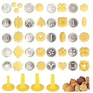 Christmas Spritz <b>Cookie</b> Press Gun and Icing Set Churro Maker <b>Cookie</b> Maker With 20 Discs 4 Pastry Tip Biscuit Mold <b>Tool</b> - Product Image 4