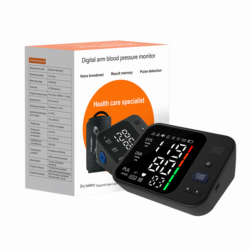 USB Charging Wrist Electronic Sphygmomanometer High
