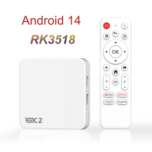 กล่องทีวีอัจฉริยะแอนดรอยด์14นิ้ว GK2เครื่องเล่นมีเดีย8K RK3518 2GB 16GB 4K HD BT5.4 WIFI6กล่องรับสัญญาณ - Product Image 1