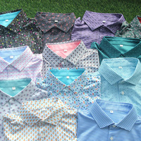 Camisas Polo de Golf Deportivas para Hombre de Alta Calidad, Bordado OEM, Elásticas en 4 Direcciones, Cómodas, Transpirables y de Secado Rápido
