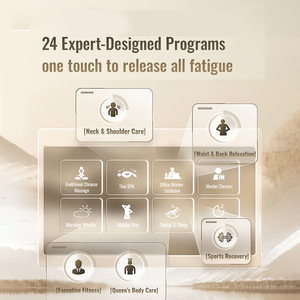 Nouveau fauteuil de massage L50 portable SL Track 4D de luxe à pression d'<span class=keywords><strong>air</strong></span>, zéro gravité, chauffant, pour le corps entier, idéal pour la maison - Product Image 2