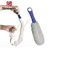 Brosse de nettoyage en gros pour verres, carafes à vin et bouteilles