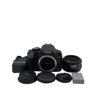 กล้อง <span class=keywords><strong>Canon</strong></span> <span class=keywords><strong>EOS</strong></span> <span class=keywords><strong>500D</strong></span> Rebel T1i พร้อมเลนส์ 18-55 มม. - ปรับสภาพเหมือนใหม่ - ความละเอียด 15.1MP ถ่ายวิดีโอ 1080P กล้อง DSLR สำหรับมือใหม่ ชุดกล้องวีล็อกกิ้ง - Product Image 6