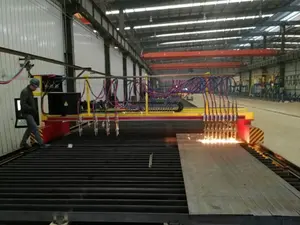GSZ-6000 CNC bande découpeuse de flamme pour la chaîne de production de poutre en double t