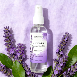 Spray d'oreiller à la lavande pure marque privée, brume aromathérapeutique relaxante à la lavande, spray pour linge et l'ambiance à la lavande pour la relaxation - Product Image 1