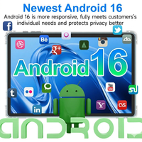 Tablette Android 16 OEM 11 pouces, batterie réelle 8000 mAh, charge rapide PD 9V 2A, Octa Core, 20 Go + 128 Go, WiFi 5G