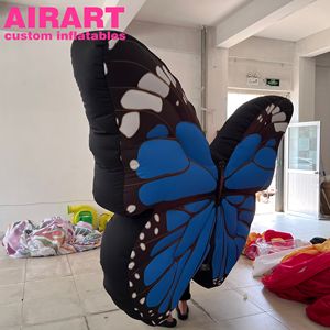 Costume de <span class=keywords><strong>papillon</strong></span> gonflable Costume de marche gonflable de couleur sur mesure Costumes gonflables de <span class=keywords><strong>papillon</strong></span> coloré - Product Image 6