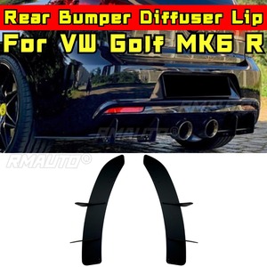 For VW Golf MK6 R Body Kit Rear Bumper Lip Rear Bumper <b>Splitter</b> Diffuser Spoiler Protector Apron Car Accessories - Product Image 1