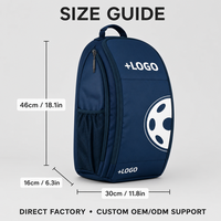 Sac à dos de pickleball en polyester avec logo personnalisé, compartiment pour raquettes et bretelles réglables pour les sports de terrain