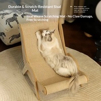 Chaise à bascule multifonctionnelle pour chat, griffoir ondulé, lit pour chat quatre saisons, maison pour chats d'intérieur, usage quotidien – Offre Spéciale