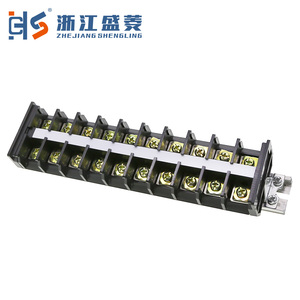 מחבר חוטי נחושת מצופה ניקל 20 פינים, 11-20 מגעים, <span class=keywords><strong>30A</strong></span>, מסדרת CZLS TD-3010, בלוק חיבורים תעשייתי קבוע עם בורג. - Product Image 6