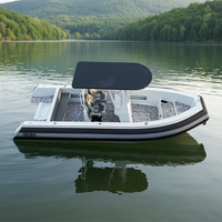 Perahu Karet Rigid Aluminium RIB 700 Foam 23ft untuk Memancing Dijual