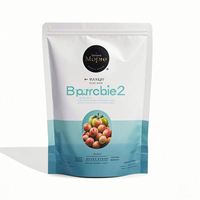Sachets personnalisés imprimés anti-humidité à fermeture éclair pour noix, biscuits, snacks, sushis, gelées et aliments pour animaux de compagnie – Couleurs personnalisables
