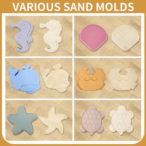 Ensembles de jouets de plage en silicone colorés très populaires, accessoires de plage, seau à sable, jouets de bain adaptés aux bébés - Product Image 4