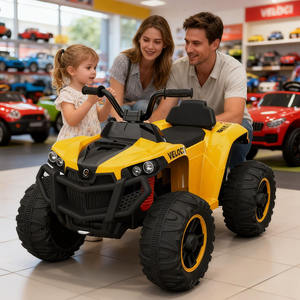 Coche Eléctrico Infantil de Cuatro Ruedas en Oferta, Juguete con Función MP3, Diseño con Control Remoto, Batería Recargable, ATV para Niños para la Playa - Product Image 2