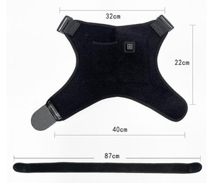 Épaulière de soutien d'épaule de chauffage d'USB portatif de soins de santé <span class=keywords><strong>pour</strong></span> le soulagement d'épaule - Product Image 2