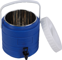 Glacière isotherme portable de qualité supérieure en acier inoxydable 13L, qualité alimentaire, pour bière, eau glacée, camping, maintien au froid 48h