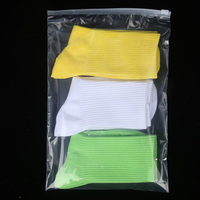 Sac en plastique transparent personnalisé avec logo, fermeture éclair en EVA, sacs d'emballage PE transparents à fermeture à glissière pour vêtements – Offre Spéciale