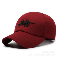 Topi bisbol baru 2025 untuk pria dan wanita, topi matahari kain lidah bebek atas keras abu-abu arang dengan lingkar kepala besar