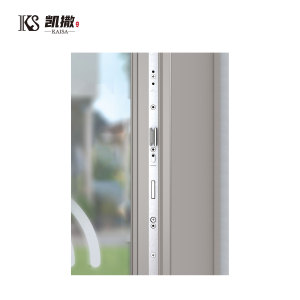 Porte en aluminium de style arche avec fenêtres latérales, à rupture de pont thermique, ignifuge, insonorisée, étanche, style français européen - Product Image 4