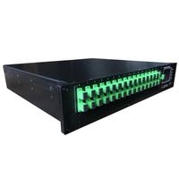 Amplificateur de signal optique EDFA PON CATV 32 ports avec WDM 1530-1560 nm pour système de renforcement de signal réseau FTTH PON