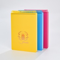 Cuaderno de la Serie Insect B5 con Tapa Abatible, 100 Hojas - Diseño Simple con Encuadernación en Espiral y Alta Calidad Estética para Tomar Notas