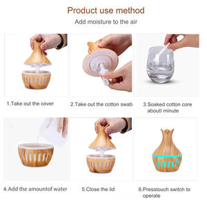 Difusor de Aromas Mini de Escritorio Yx-288E, Humidificador USB de 5V, Diseño de Madera, para Uso Doméstico, 10-20 m², Temporizador de 2-8 Horas - Product Image 3