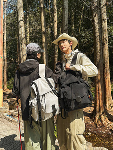 Large Capacity Eco-Friendly Polyester Laptop <b>Backpack</b> Outdoor Casual Zipper Closure Light Weight Waterproof Foldable Durable - Product Image 3