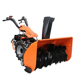 Electric Start Hand Push Self-Propelled Snow Removal Equipment 3 Point Gas Snow Sweeper