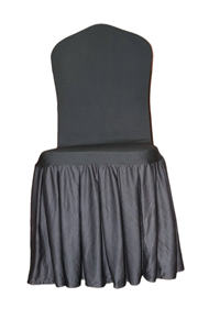 Funda de Silla de Spandex Plisada, Tamaño Personalizado, Elástica, Reutilizable, para Decoración de Eventos, Bodas y Hoteles - Product Image 3