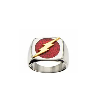 批发超级英雄戒指，儿童超级英雄服装戒指，男士不锈钢戒指