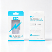 Boîte en carton portable vide pour chargeur USB rapide avec fenêtre transparente, personnalisable, pour chargeur de téléphone portable de voyage – Vente en gros