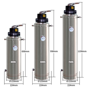 Filtre à <span class=keywords><strong>eau</strong></span> purificateur pour toute la maison SKSD159-6000L, machine à rétrolavage manuelle autonettoyante, boîtier en acier inoxydable 304, membrane UF - Product Image 5