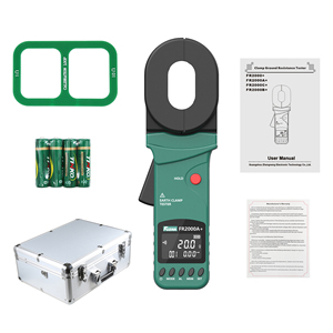 เครื่องวัดความต้านทานดิน FUZRR FR2000+ FR2000C+ FR2000A+ รุ่นอัจฉริยะ  กระแสไฟ 1200 แอมป์ 20 แอมป์ (1%+0.01) ความแม่นยำสูง - Product Image 1