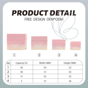 Venta caliente botella de esmalte de uñas vacía 12ml 15ml con cepillo 5G 10g 15g 30g 50g tarro de <span class=keywords><strong>Gel</strong></span> constructor con tapa tarro de crema cosmética acrílica - Product Image 5