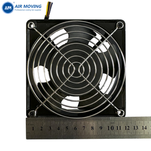 Am12038hb4w Điện Áp Kép 115V 230V AC <span class=keywords><strong>Fan</strong></span> 17W 15W 12038 Trục Trường Hợp Muffin <span class=keywords><strong>Fan</strong></span> Ball Bearing 120 X120X38mm DIY Quạt Làm Mát 4 Dây - Product Image 5