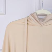 Ensemble de prière musulman pour femmes en deux pièces pour l'Aïd, Abaya longue en crêpe, Khimar, Jilbab et jupe, tenue modeste pour femmes musulmanes