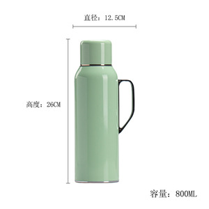 Stainless Steel <b>Thermos</b> Flask 316 Portable Travel With Mechanical Temperature Indicator 24 Hour Insulation - Product Image 5