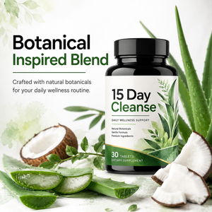 High Quality Certified Natural Aloe Vera Senna 15-Day Colon Cleanse Detox Tablets (30 Tablets) Digestion Immunity Support - Product Image 3