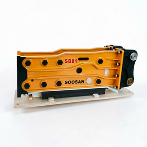Casse-roche hydraulique SOOSAN SB81 de type supérieur, état neuf, pour excavatrice de 18 à 26 tonnes, travaux de terrassement et de démolition - Product Image 1