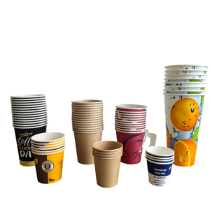 Gobelets en papier biodégradable personnalisés 8oz 10oz 12oz 16oz 20oz avec couvercle en PP imprimé couleur, jetables, pour café - Product Image 5