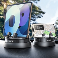 LISEN, salpicadero mejorado, soporte para coche, soporte giratorio de 360 grados para teléfono móvil, soporte Universal para teléfono inteligente de vehículo para navegación automática