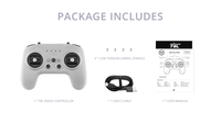 RadioMaster T8L EdgeTX ELRS Transmitter Hall Gimbal Web UI Config 10CH Compact FPV Transmitter Remote Controller.