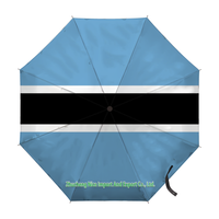 Parapluie pliant avec drapeau égyptien, ouverture et fermeture automatiques, parapluie compact, portable, grand format, pour la protection contre la pluie, coupe-vent