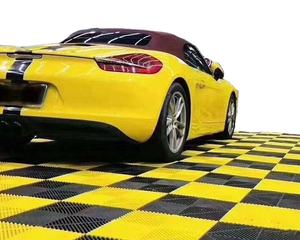 Carreaux de sol en plastique à emboîtement anti-âge pour garage entrepôt - Product Image 3