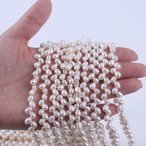 Perlas de Arroz de Agua Dulce Naturales de 5-6 mm, Blancas, en Forma de Espiga de Trigo, Perlas Sueltas, Venta al por Mayor Directa de Fábrica - Product Image 1