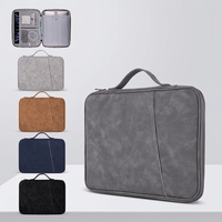 Housse en similicuir pour iPad 11 pouces et étui pour tablette Surface, compatible avec les ordinateurs portables Mac 13/14 pouces et les appareils portables 10,5 pouces