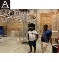 Móvil de aluminio etapa DJ iluminación portátil Truss muestra soporte sistema