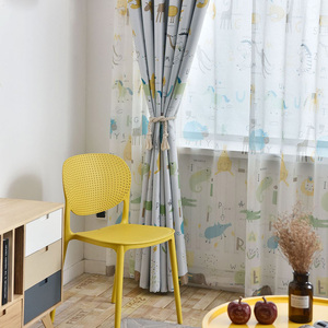 <span class=keywords><strong>Tende</strong></span> Oscuranti con Stampe Cartoon per Camere dei Bambini, Decorazione per Finestre con Design Fantasiosi - Colore Nero - Product Image 4