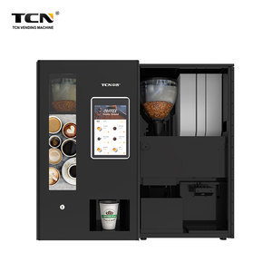 เครื่องจำหน่ายกาแฟและชาแบบตั้งโต๊ะขนาดเล็ก ระบบสัมผัสหน้าจอ พร้อมระบบชำระเงิน สำหรับขายแบบ OEM/ODM - Product Image 1